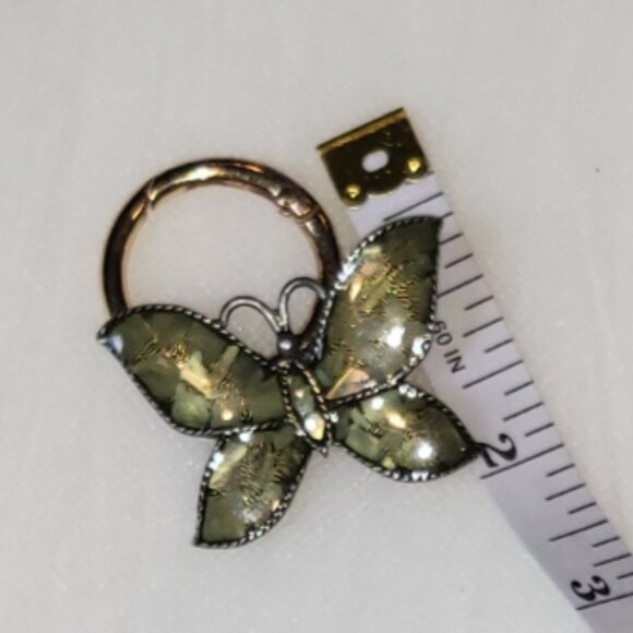 Butterfly Keychain Bag Charm Green - Picture 4 of 4